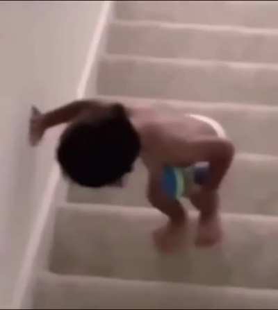It was good the stairs had carpet
