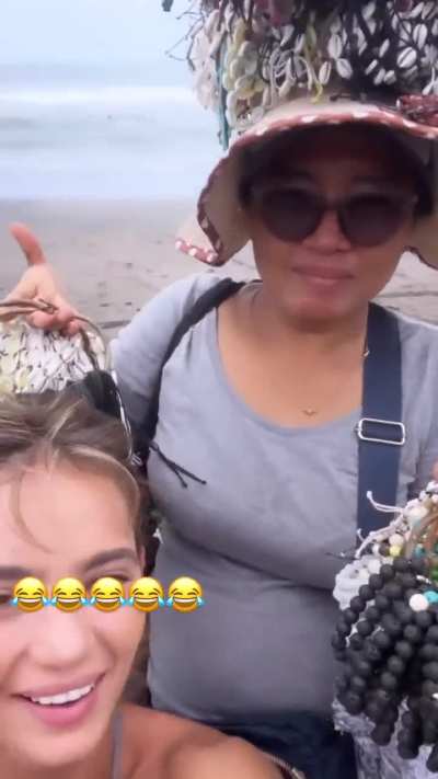 On the beach