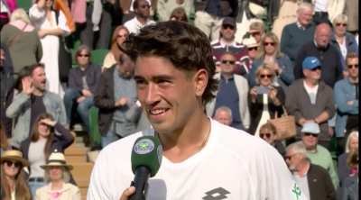 Francisco Comesa&ntilde;a first ATP tour win 💫 💐