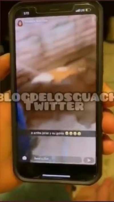 Moments before shit hit the fan. This is Efrain Hern&aacute;ndez de la Torre a CJNG operator in Jerez who was abducted by gunmen. Video of the abduction was posted earlier