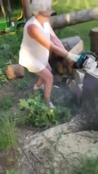 Granny almost died