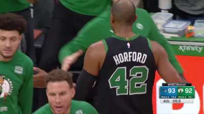[Highlight] Celtics force turnover and Smart hustles for the ball and calls TO