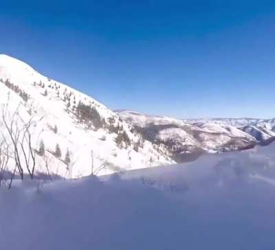 Skier takes a jump that&rsquo;s higher than expected