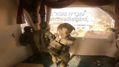 IDF reservists in a gun battle that apparently started after a Hamas anti tank cell tried to shoot at a D9