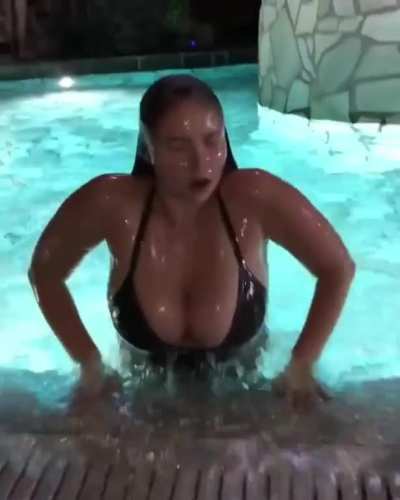 She's coming