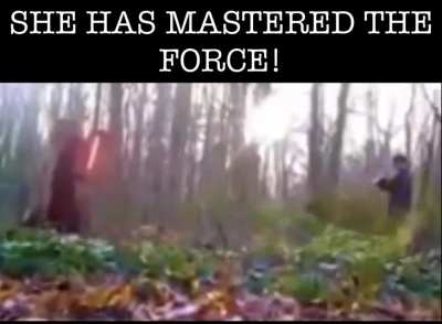 The force is strong with this one