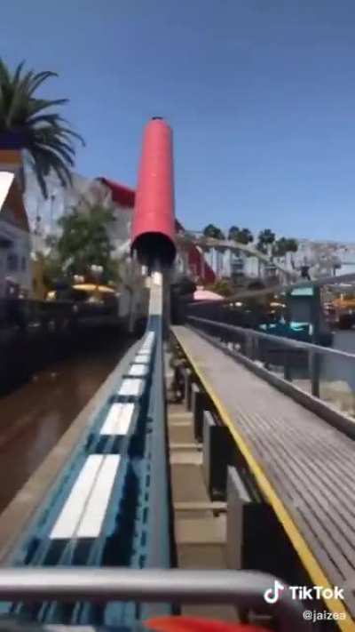 Footage of the new splash mountain