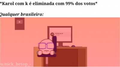 AEEEE FIZ ESSE MEME CORRENDO PARAB&Eacute;NS KAROL 99% DE REJEI&Ccedil;&Atilde;O KKKKKKKKK