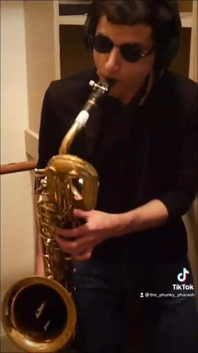 I played &ldquo;Raining Blood&rdquo; on Baritone Saxophone