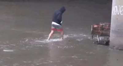 Amazing Homeless man uses rocks to catch fish