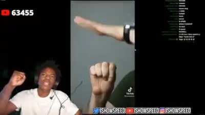 Ishowspeed getting rickrolled