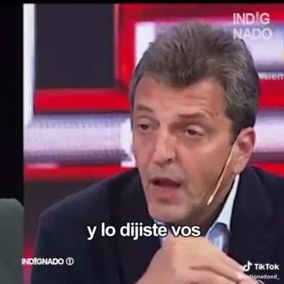 Massa no puede debatir sin quedar como un salame.