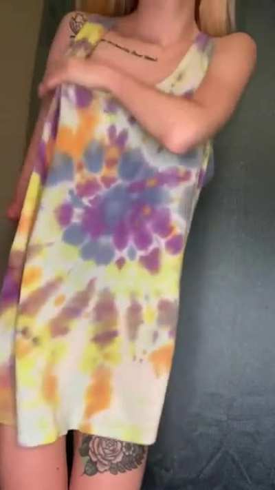 just a little bounce in a big shirt
