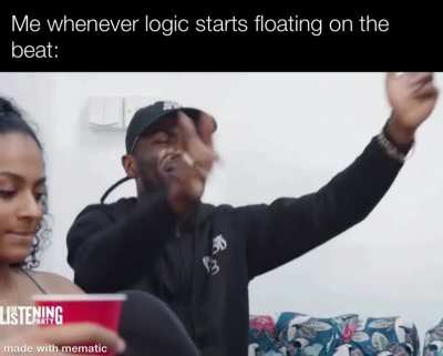 Logic&rsquo;s flow can be so godly when he&rsquo;s in his bag