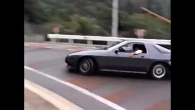Drifting on the touge!