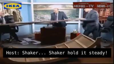 Least impatient Swedes putting together an IKEA table