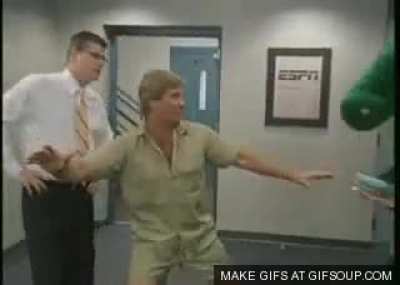 Steve Irwin made one of the finest Sportscenter moments, he would have been 59 today.