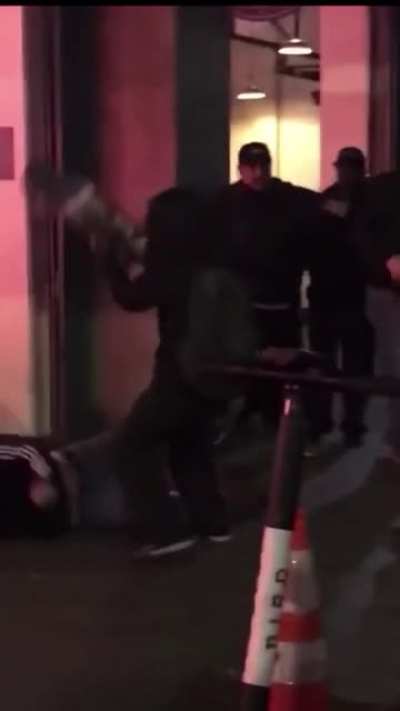 to attack a group of kids