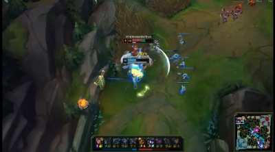 Common teleport instead of ignite mistake except i win somehow