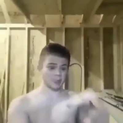 All that&rsquo;s missing is him screaming in pain after saying it hurts.