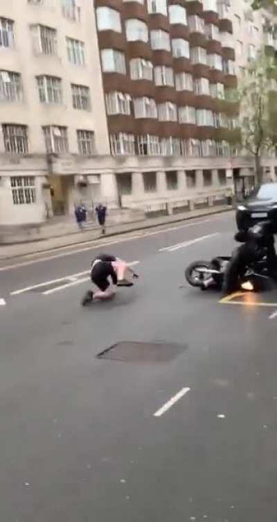 To cross the road