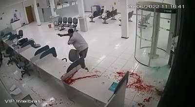 To rob a bank