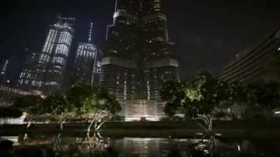 PS5 marketing at Burj Khalifa