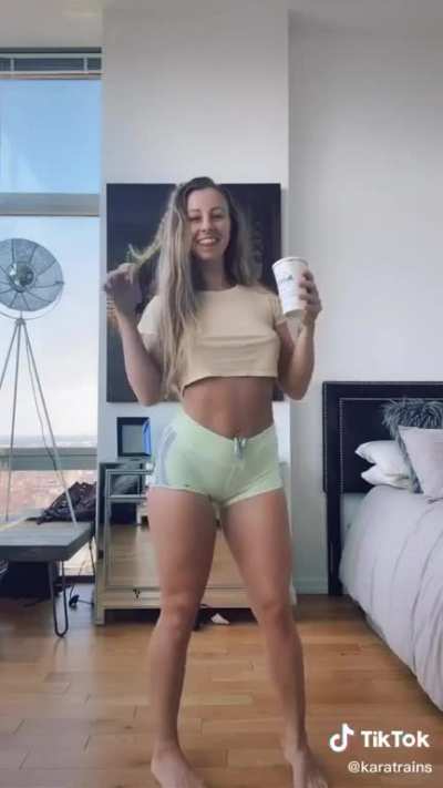 she would get some "cream" with her coffee
