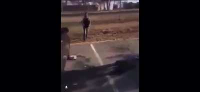 Horrible suplex in 2v2 fight