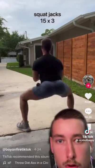 wait, it was a workout vid?