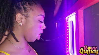 The Ebony Gloryhole Goddess 🔥😈 # GloryHole Full vids megapack in comments 👇🏾👌🏾