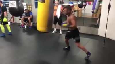 Loma enjoying the hard work