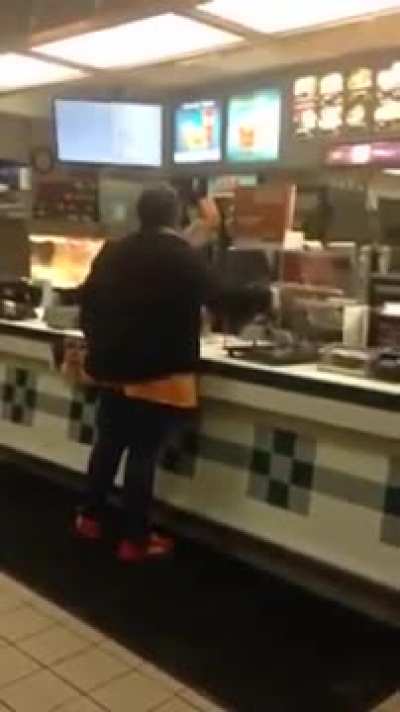 Classic Karen going off at McDonalds