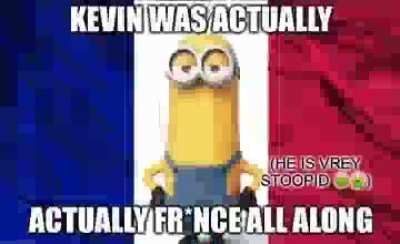 KEVIN IS ACTUALLY FR*NCE 🤢🤮