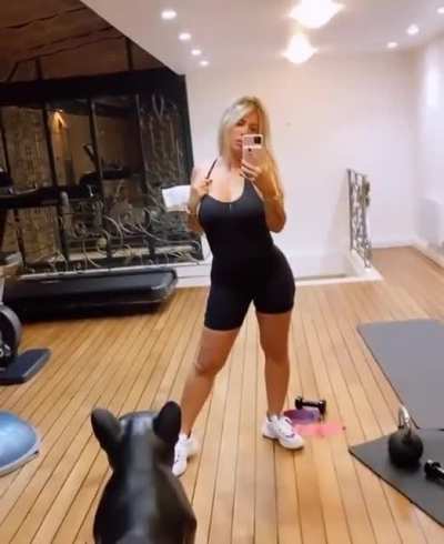 Pulling her top