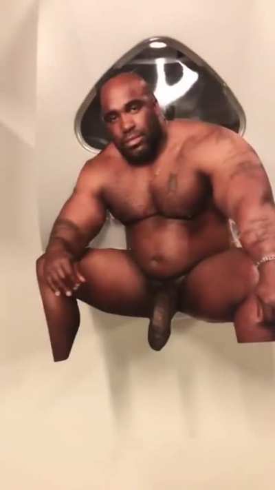 Mr Wood dixking out the soap