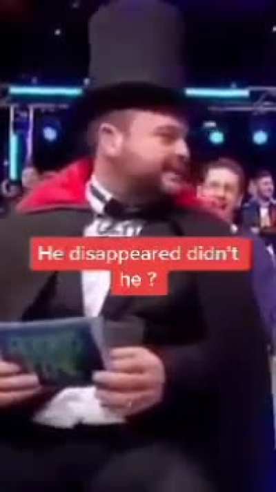 The boy's expression