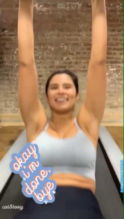 Diane Guerrero - sports bra