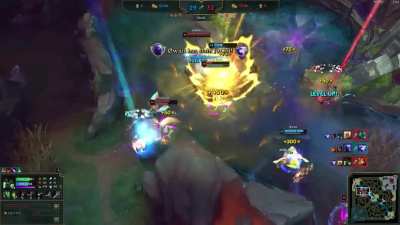 ACE after diving 1v5 and stealing baron AWWOOOOOOOOOO
