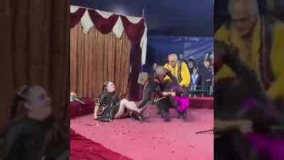 Russian circus bear has had enough of this shit.