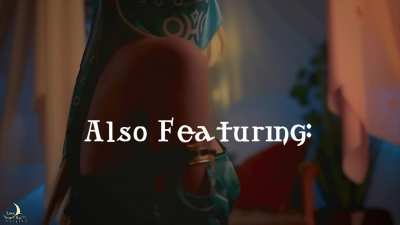 Gerudo Zelda lapdance Reverse Cowgirl Striptease lunaraecosplay