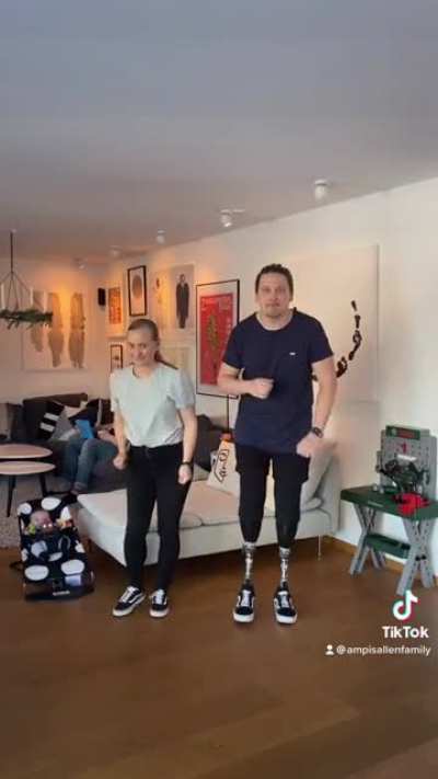 My wife is challenging me to do a &ldquo;Friday dance&rdquo; every week to improve my dancing and prosthetics skills. I do hope I get better, dancing is difficult even if you have your original parts!