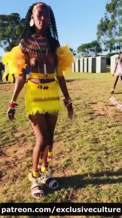 Yellow attire
