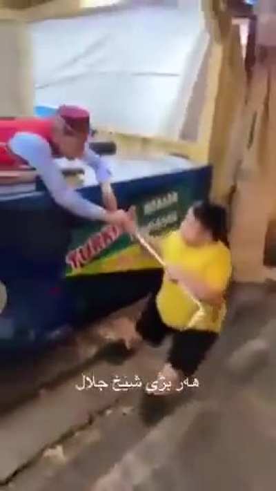 Fat bitches fighting over food