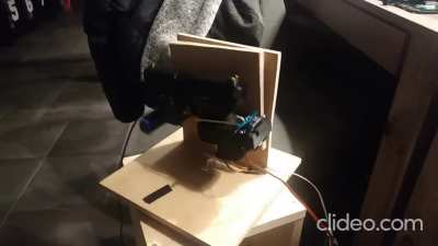 Today I reached the first milestone to build my autonomous sentry gun!