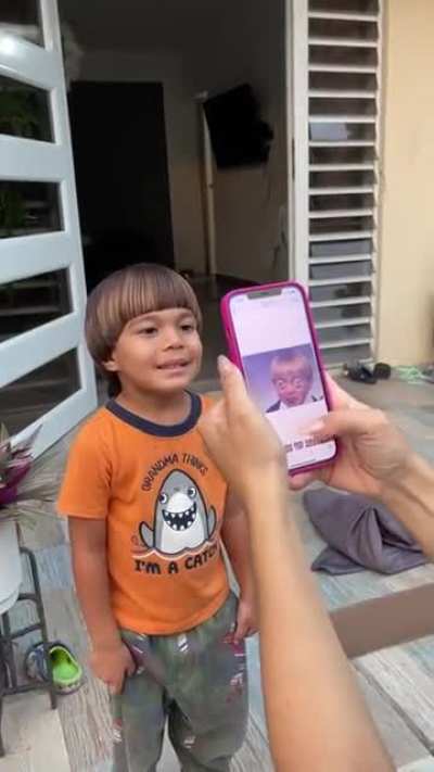 Good haircut, kid