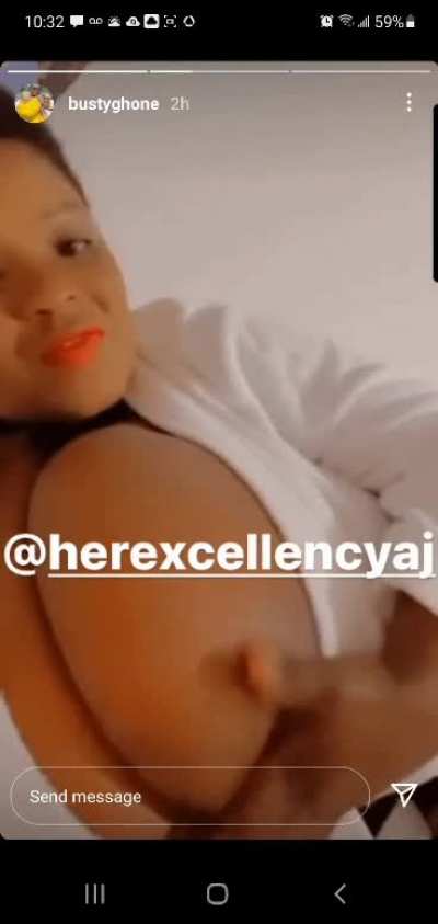 From her insta story