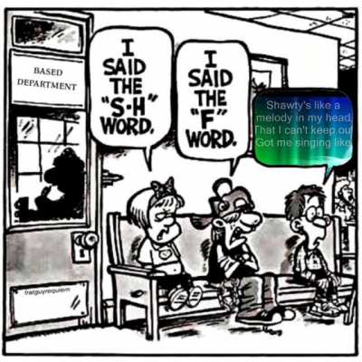 Shawty's👱🏻&zwj;♀️ like🤤a🅰️melody🎶in⬆️my🙋&zwj;♀️head🧠 That I😃can't😞 keep ✊out👉 Got me 😄singin'🎵like💕 Na ✊na✊na ✊na ✊everyday📆 It's like 💕my 🙏ipod 📱stuck💋 on replay🔁, replay🔄-ay-ay-ay