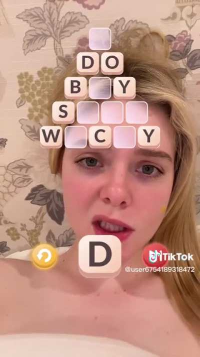 Word pyramid with Elle | TikTok February 2023