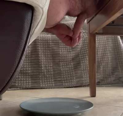 Suspended cumshot